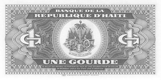 1 Gourde p245 1987 Haiti